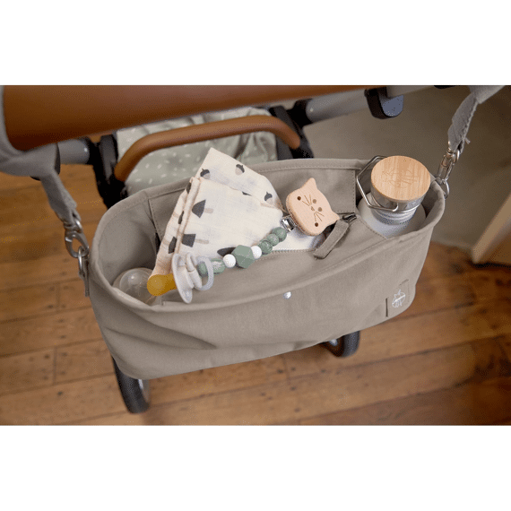 Lassig Green Label Cotton Buggy Organiser Taupe