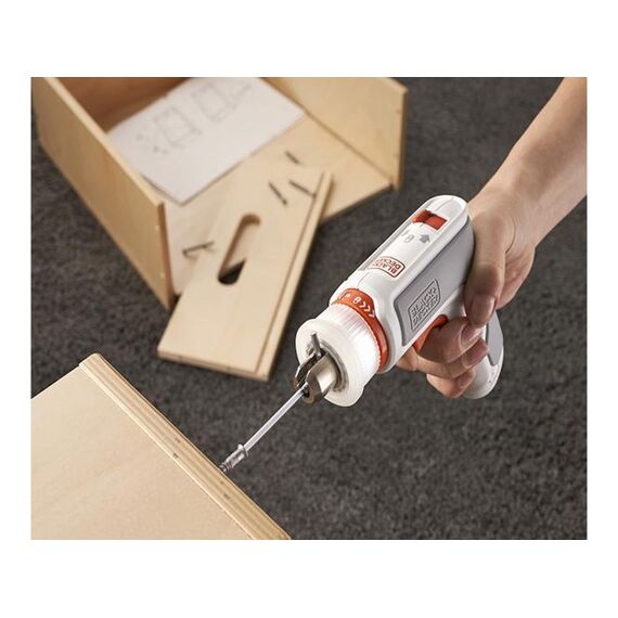 Black-Decker 3.6V Montageschroevendraaier  Clipstrip 5X