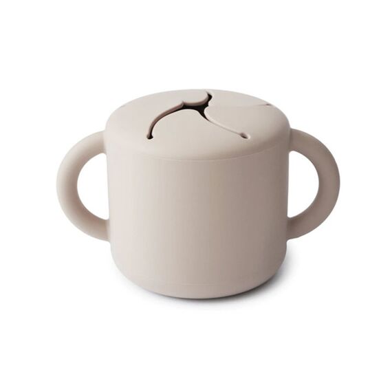 Mushie Snack Cup Ivory