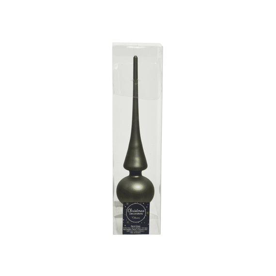 Kaemingk Piek Glas Matt Dia6.00-H26.00Cm Mos Groen