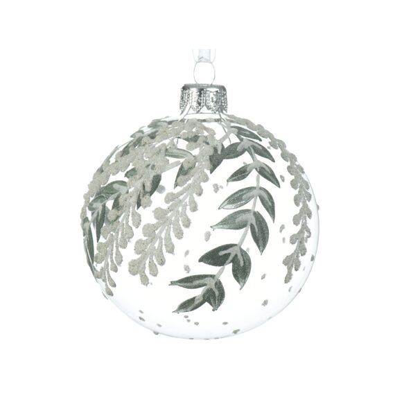 Kaemingk Kerstbal Glas Transparent - Eco Branches Dia8.00Cm Transparant