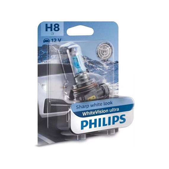 Philips H8 - 12V - 35W - Pgj19-1 - Whitevision Ultra - Blister