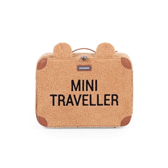 Childhome Mini Traveller Kids Valiesje Teddy Brown