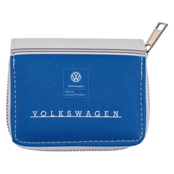 Portemonnee Vw T1 Bus Blauw 9X11Cm