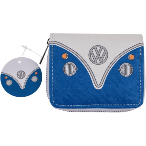 Portemonnee Vw T1 Bus Blauw 9X11Cm