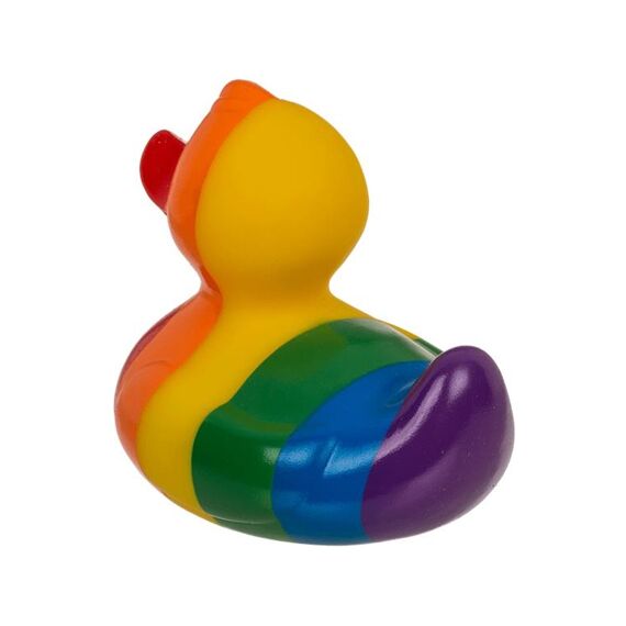 Badeend Rainbow Piepend 10Cm