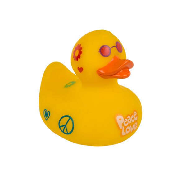 Badeend Hippie Piepend 10Cm