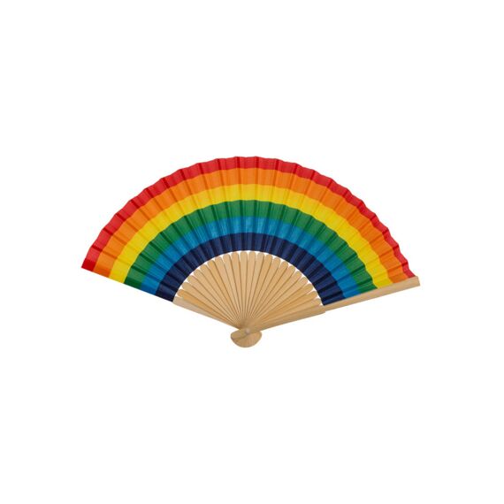 Waaier Bamboo 21Cm Rainbow