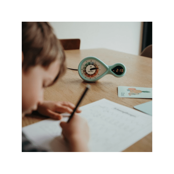 Kidywolf Wekker Met Fosforescerende Wijzerplaat En Digitaal Display Green