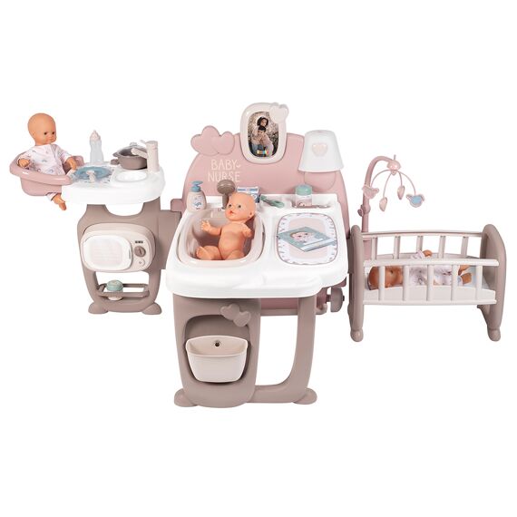 Smoby 220376 Baby Nurse Groot Verzorgingsspeelset Met 23 Accessoires