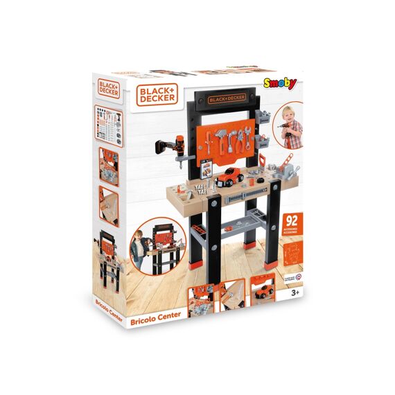 Smoby 360727 Black&Decker Werkbank Met 92 Accessoires 79X34Xh103Cm