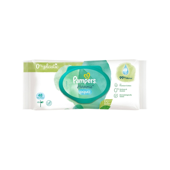 Pampers Babydoekjes Aqua Pure 48St