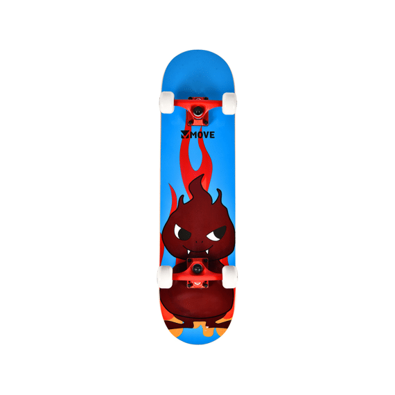 Skateboard Fire 77Cm Blauw