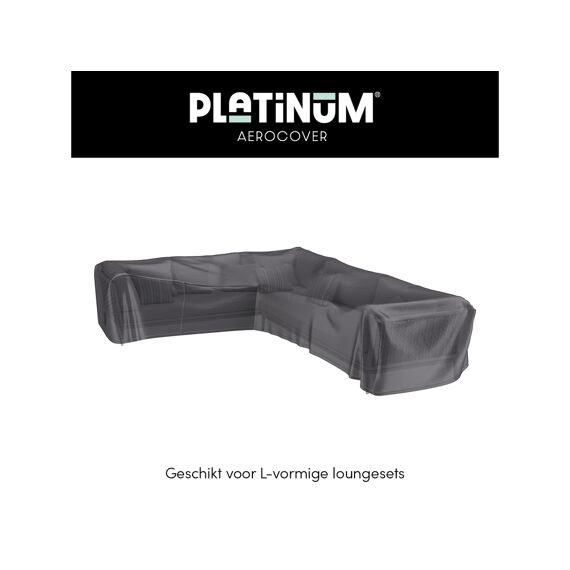 Platinum Aerocover Lounge Set Hoes L-Vorm 330X255X100Xh70Cm Links