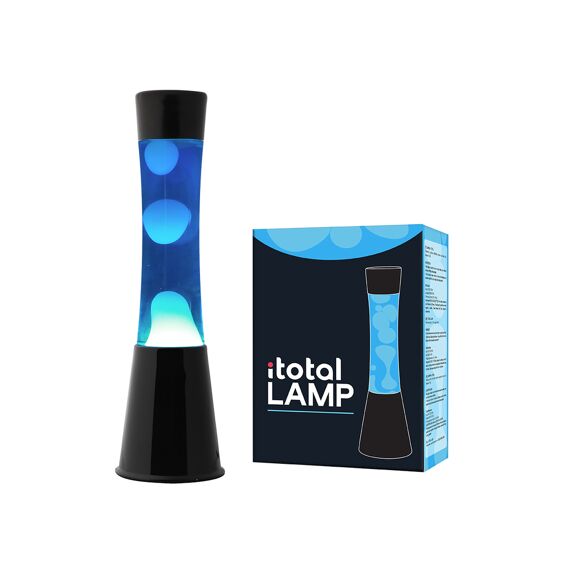 I Total Lava Lamp Met Blauwe Liquid