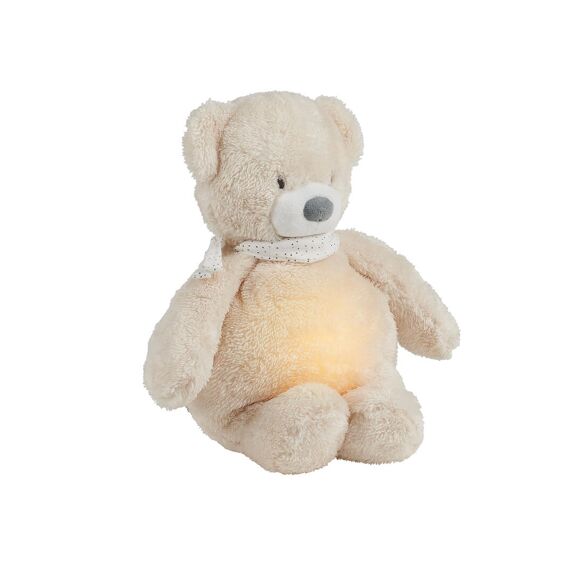 Nattou Sleepy Beer Knuffel/Nachtlampje Beige