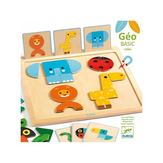 Djeco Magneetbord Geobasic 24Delig