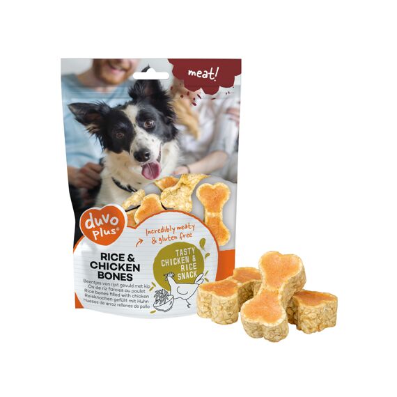Duvo+ Rijst Benen Met Kip 140G 4St