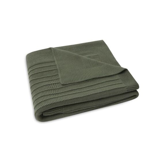 Jollein Deken Wieg Pure Knit Leaf Green