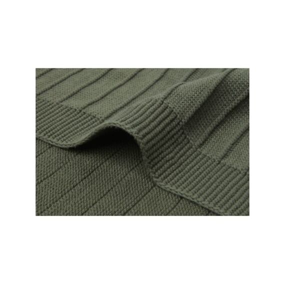 Jollein Deken Wieg Pure Knit Leaf Green