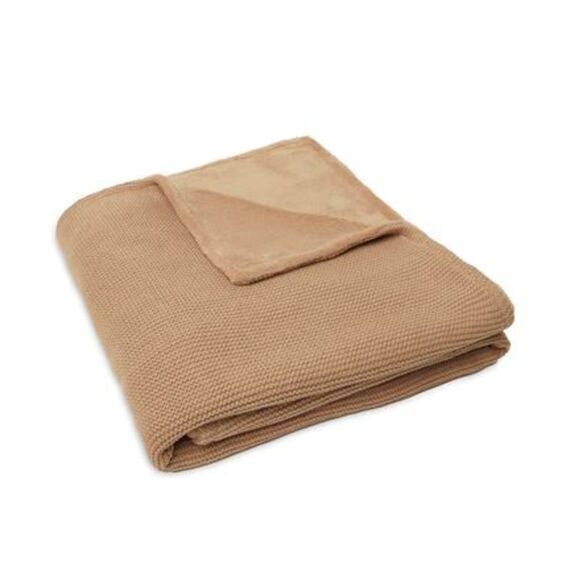 Jollein Deken Ledikant 100X150Cm Basic Knit Biscuit/Fleece