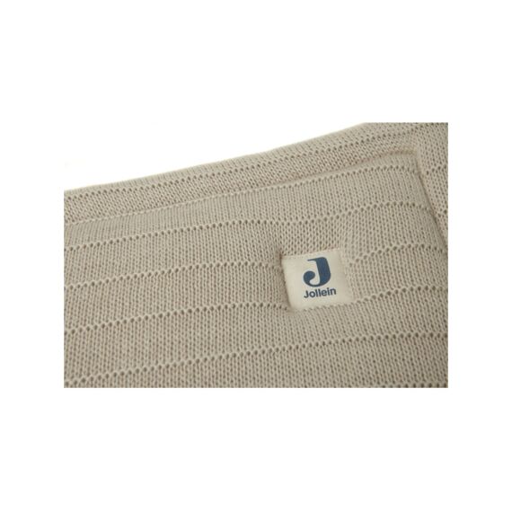 Jollein Bedomrander/Boxomrander 30X180Cm Pure Knit Nougat