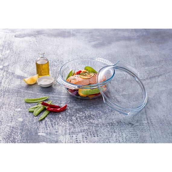 Pyrex Ronde Schotel Met Deksel 1.4L