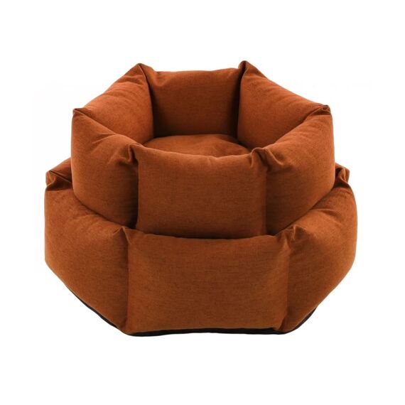 Mand Ziva Zeshoekig + Rits Terra 60X20Cm