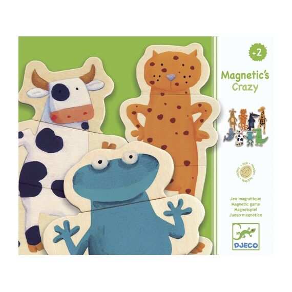 Djeco Magneet Spel Hout Crazy +2J