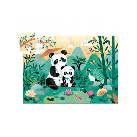 Djeco Puzzel Leo Panda 24-Delig +3J