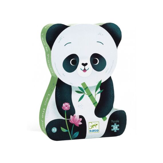 Djeco Puzzel Leo Panda 24-Delig +3J