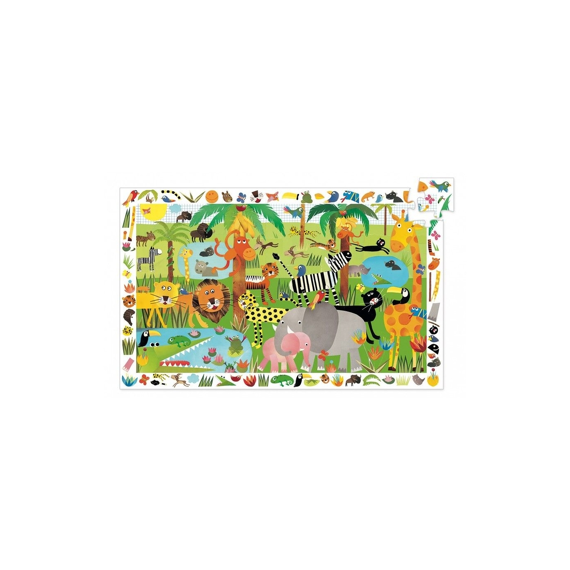 Djeco Puzzel Jungle 35-Delig