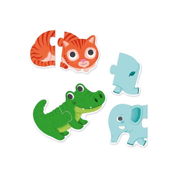 Djeco Puzzel Dou Dieren 10 Puzzels +2J