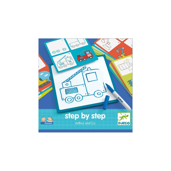 Djeco Tekenset Step By Step Arthur En Co