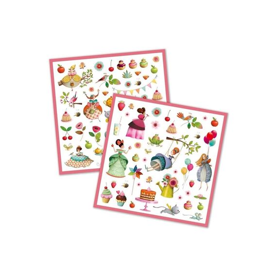 Djeco Stickers Prinsessen Theekransje 160St