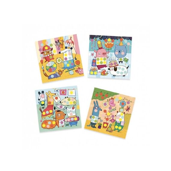 Djeco Stickers Creeren Met Ronde Stickers 3-6J