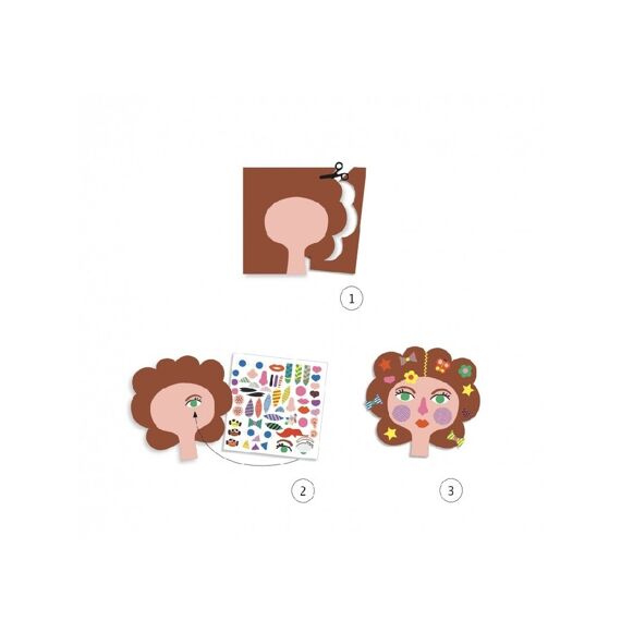 Djeco Stickers Kapper 3-6J