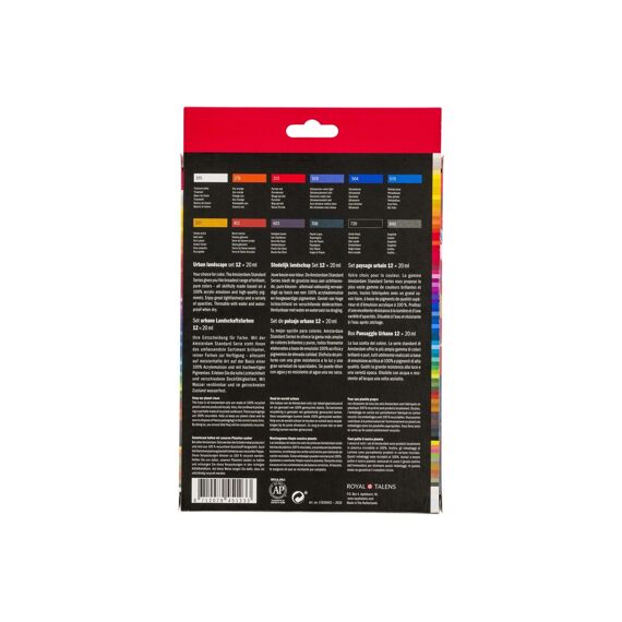 Artcreation Acryl Set 12X20Ml Stadslandschap