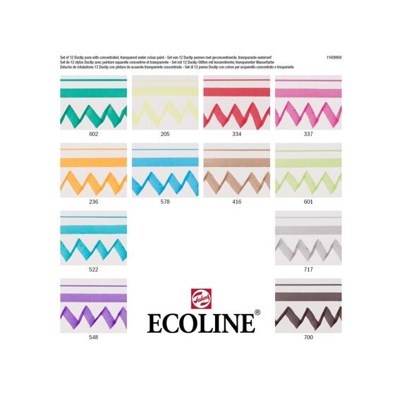 Ecoline Ecobrush Duotip Basic Set 12