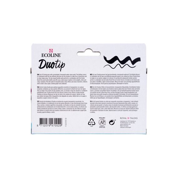 Ecoline Ecobrush Duotip Basic Set 6