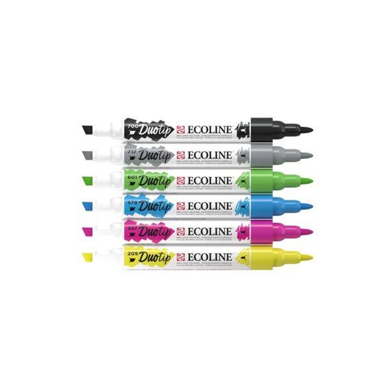 Ecoline Ecobrush Duotip Basic Set 6