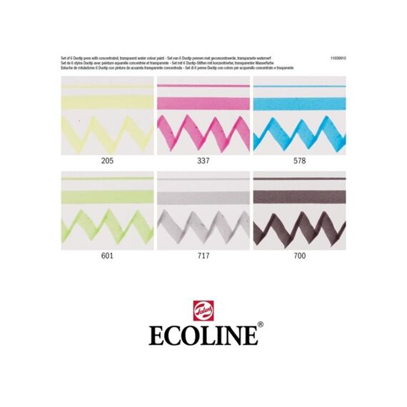 Ecoline Ecobrush Duotip Basic Set 6