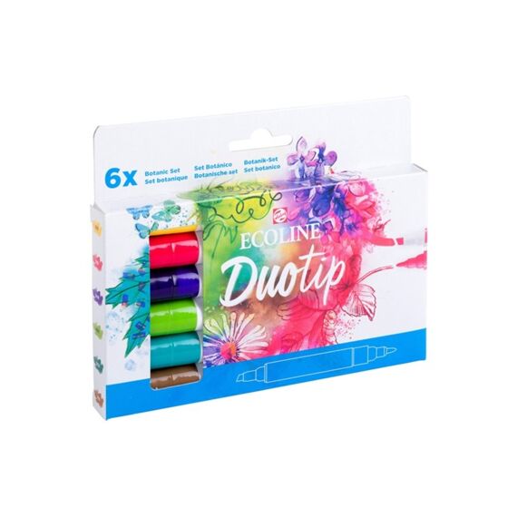 Ecoline Ecobrush Duotip Botanic Set 6