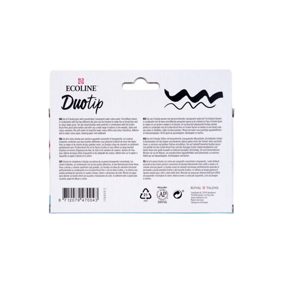 Ecoline Ecobrush Duotip Botanic Set 6