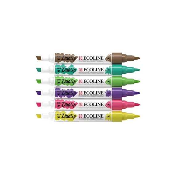 Ecoline Ecobrush Duotip Botanic Set 6