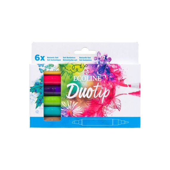 Ecoline Ecobrush Duotip Botanic Set 6