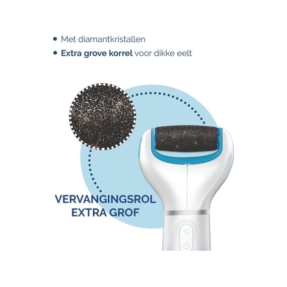 Scholl Velvet Smooth Elektrische Voetvijl Navulling Extra Grof 2St