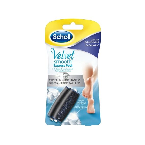 Scholl Velvet Smooth Elektrische Voetvijl Navulling Extra Grof 2St