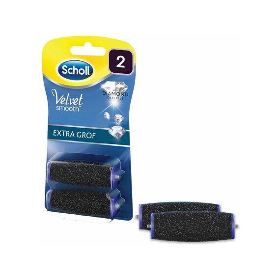 Scholl Velvet Smooth Elektrische Voetvijl Navulling Extra Grof 2St