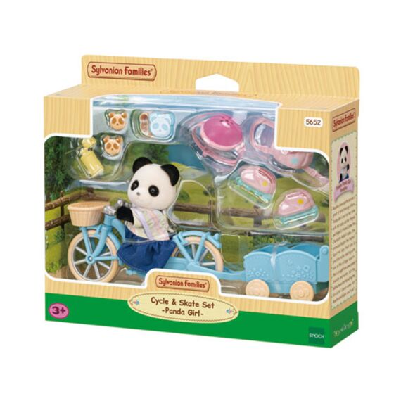 Sylvanian Families Cycle & Skate Set Panda Girl